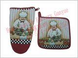Kitchen - microwave oven gloves / pot holder-GY911