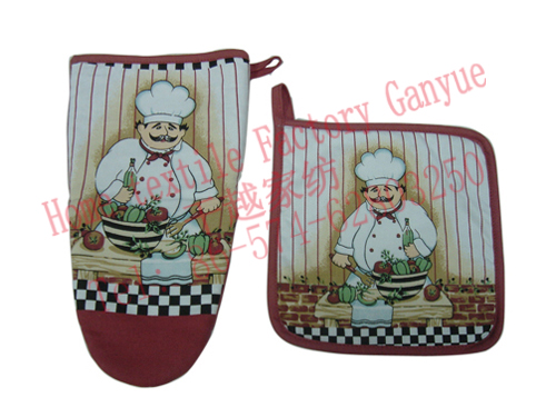 Kitchen - microwave oven gloves / pot holder-GY911(图1)