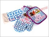 Kitchen - microwave oven gloves / pot holder towel-GY925