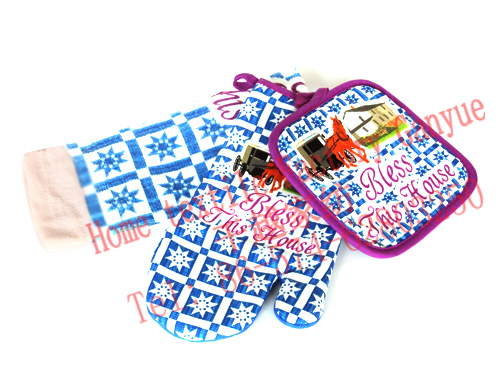 Kitchen - microwave oven gloves / pot holder towel-GY926(图1) Kitchen - microwave oven gloves / pot holder towel-GY926(图1)
