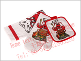 Kitchen - microwave oven gloves / pot holder towel-GY928