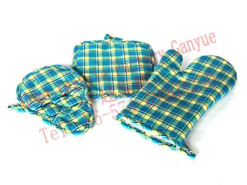 Kitchen - microwave oven gloves / pot holder / small glove-GY932(图1)